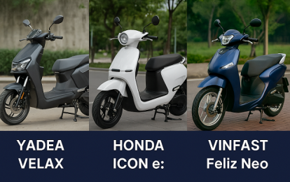 “Soi” công nghệ Yadea Velax - Đối thủ xứng tầm của ICON e: và Feliz Neo trong tầm giá dưới 30 triệu?